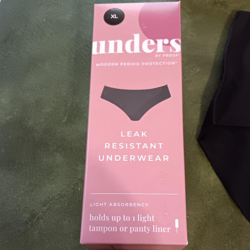 Ladies Leak Resistant Brief  Underwear - XL - Black
